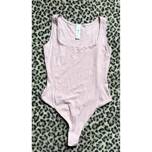 lululemon athletica Tops - Lululemon Wundermost Ultra-Soft Nulu Square-Neck Sleeveless Bodysuit Small Thong